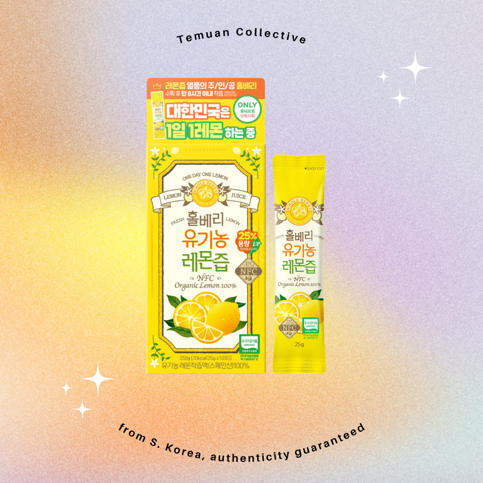 Wholeberry Organic Lemon Juice & Organic Lemon Ginger