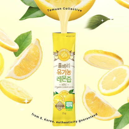 Wholeberry Organic Lemon Juice & Organic Lemon Ginger