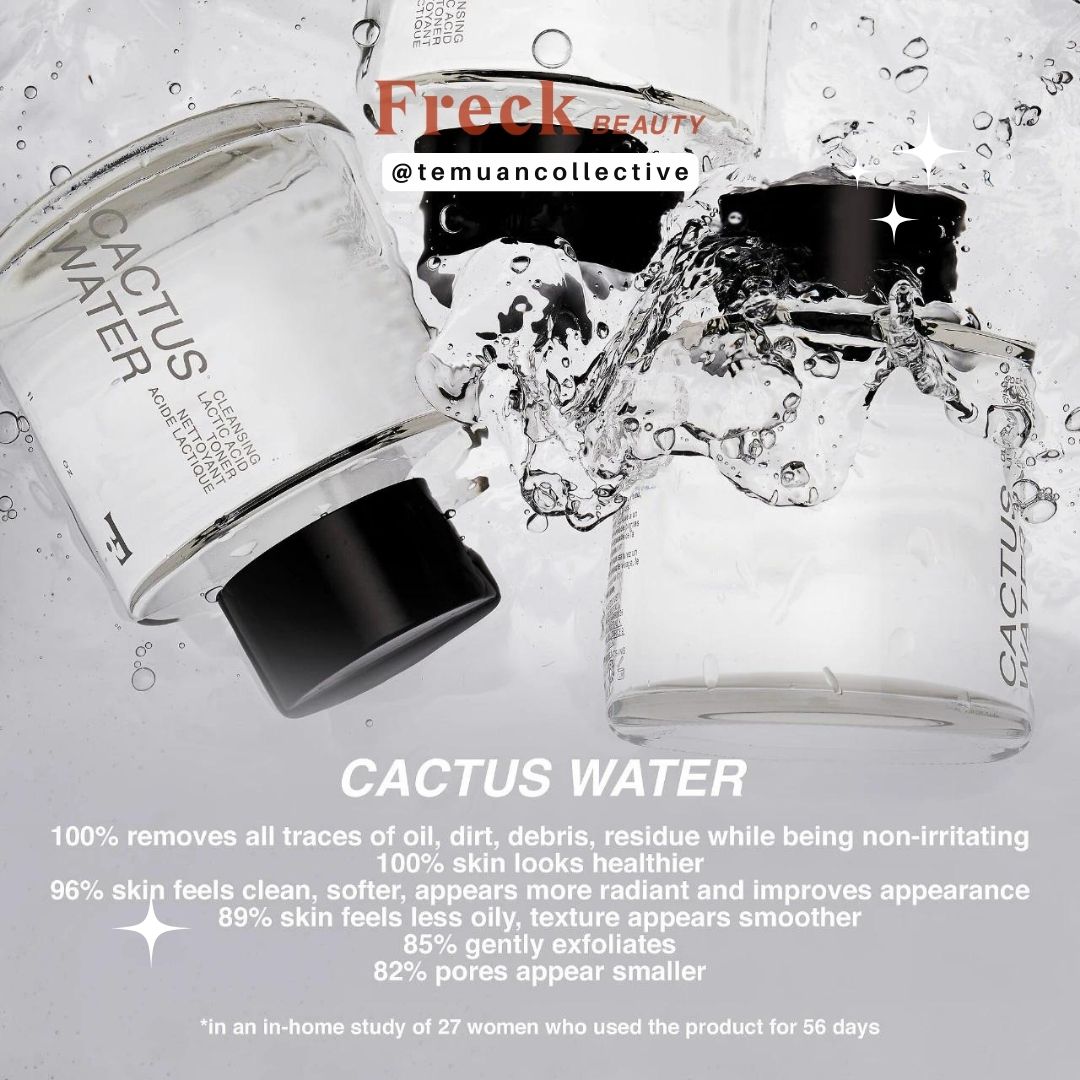 Freck Beauty Cactus Water Cleansing Lactic Acid Toner