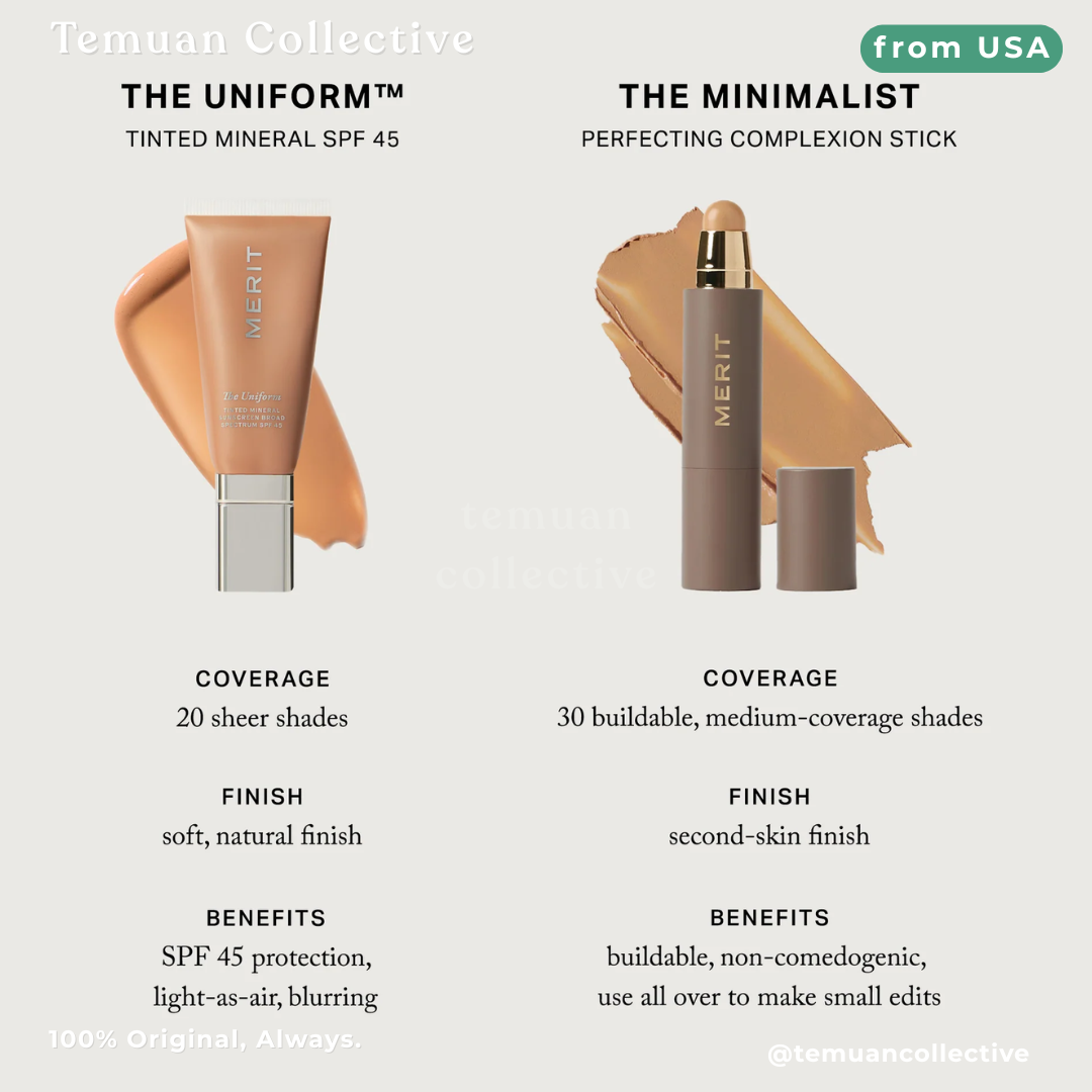 MERIT - The Uniform Tinted Mineral Sunscreen SPF45