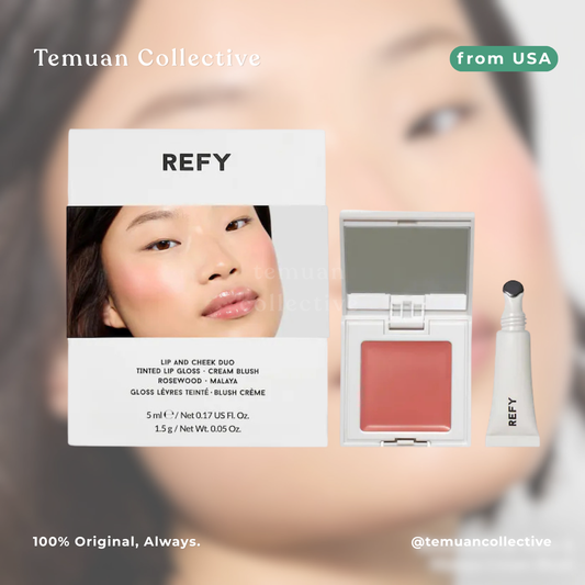 REFY - Lip Gloss  & Cheek Duo Set