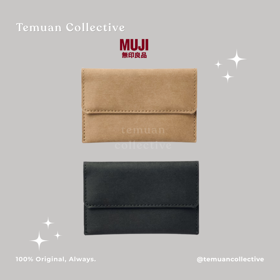 MUJI Jean's Back Patch Business Card Holder