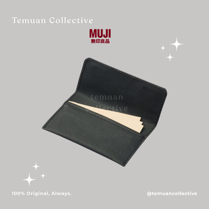 MUJI Jean's Back Patch Business Card Holder
