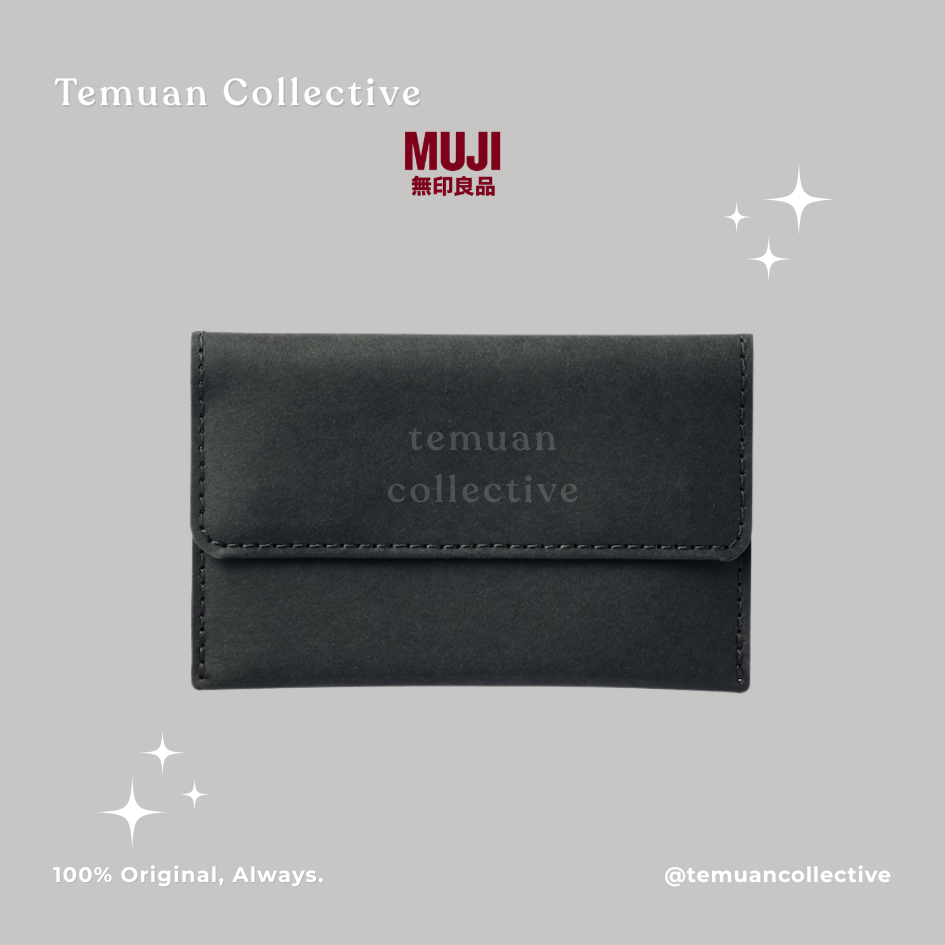 MUJI Jean's Back Patch Business Card Holder