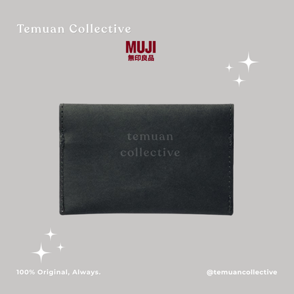 MUJI Jean's Back Patch Business Card Holder