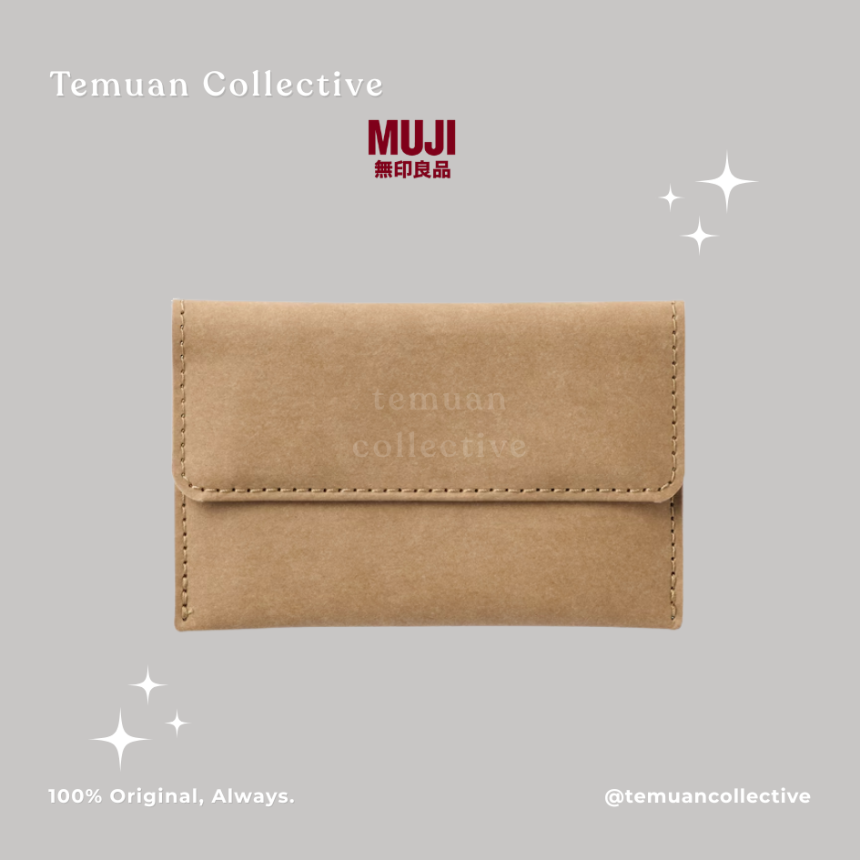 MUJI Jean's Back Patch Business Card Holder