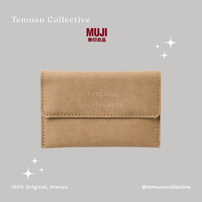 MUJI Jean's Back Patch Business Card Holder