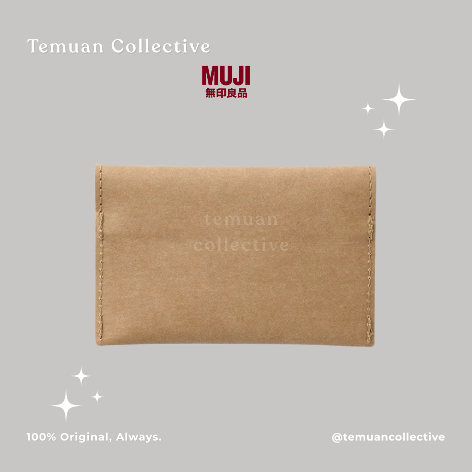 MUJI Jean's Back Patch Business Card Holder
