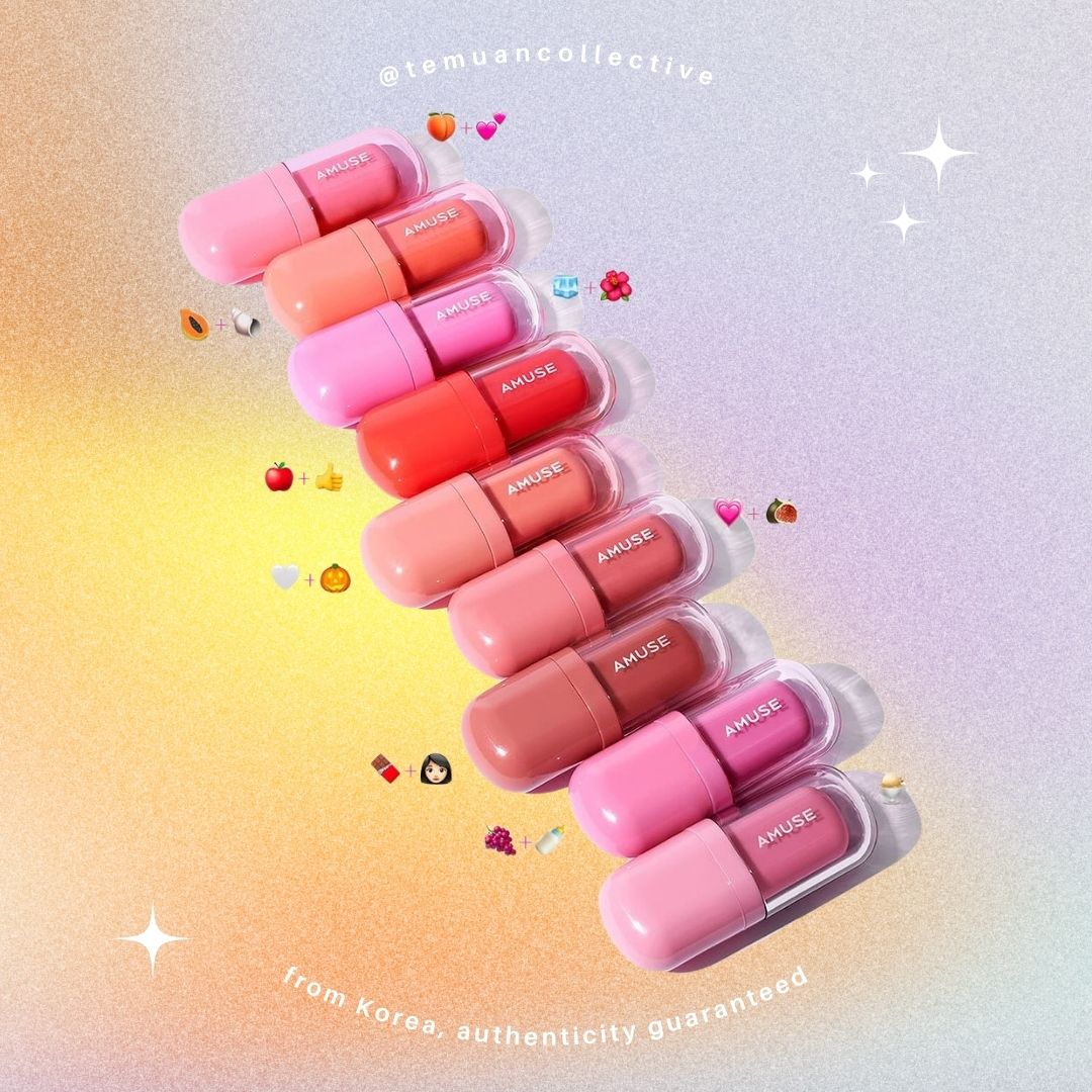 AMUSE Bebe Lip Tint + Plump + Care