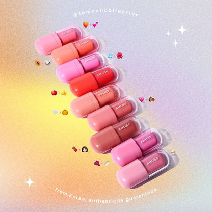 AMUSE Bebe Lip Tint + Plump + Care