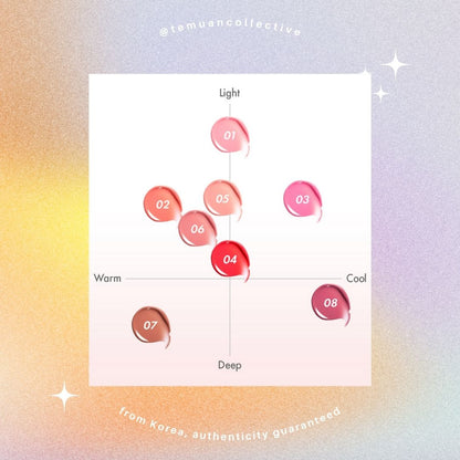 AMUSE Bebe Lip Tint + Plump + Care