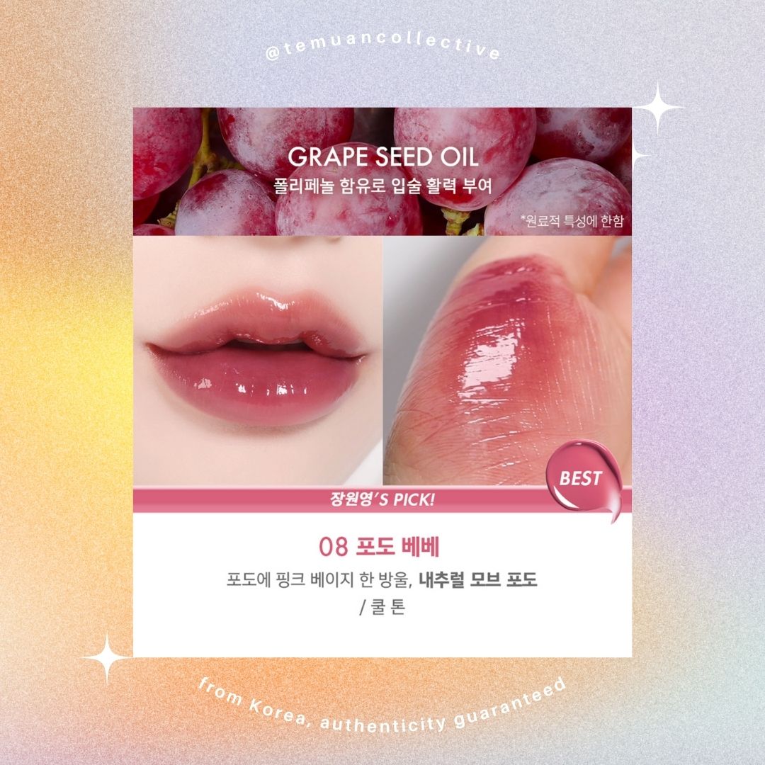 AMUSE Bebe Lip Tint + Plump + Care