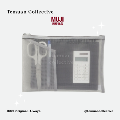 MUJI Nylon Mesh Pouch Pocket