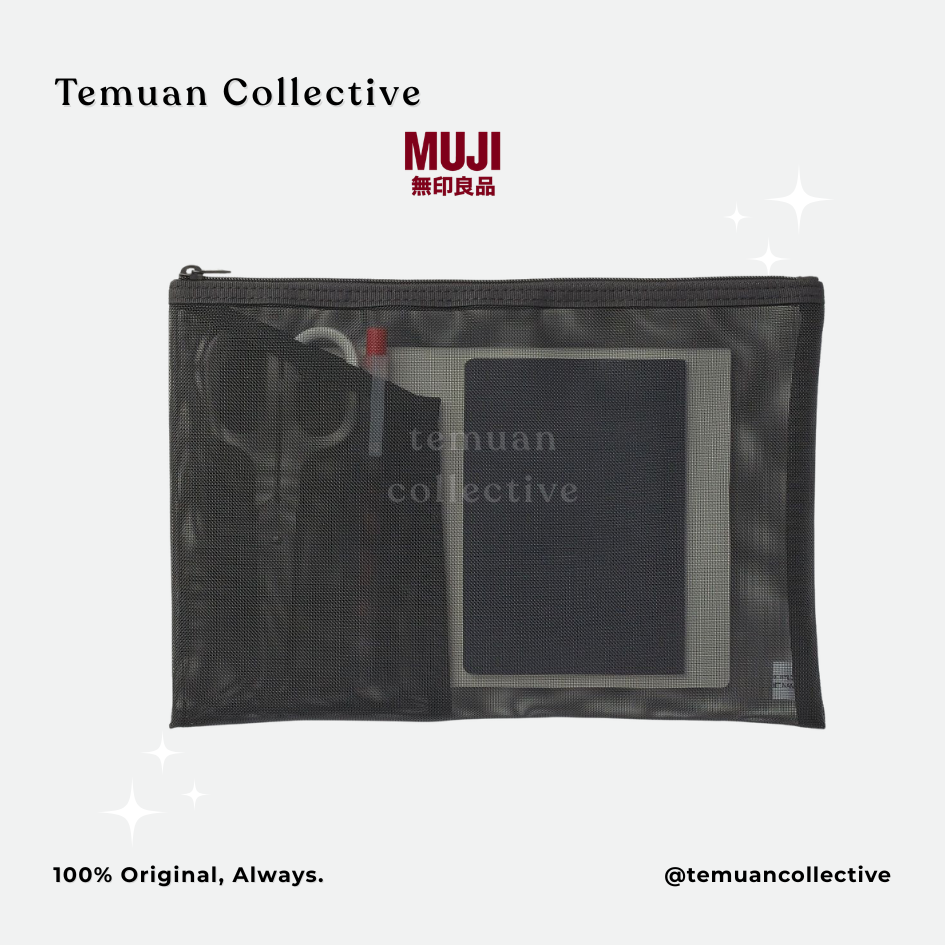 MUJI Nylon Mesh Pouch Pocket