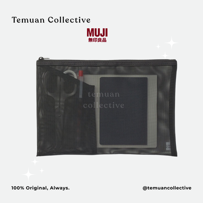 MUJI Nylon Mesh Pouch Pocket