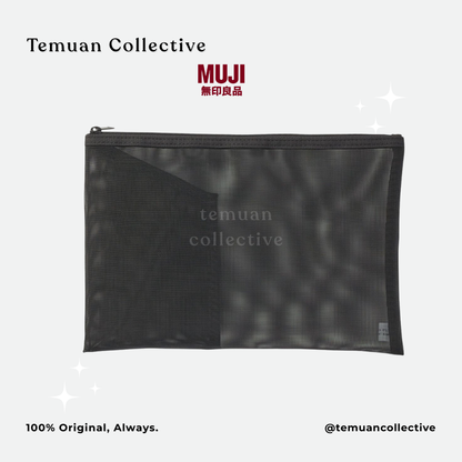 MUJI Nylon Mesh Pouch Pocket