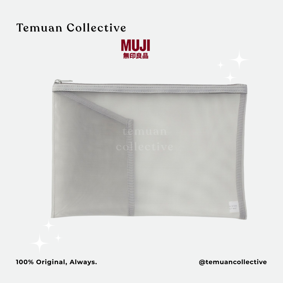MUJI Nylon Mesh Pouch Pocket
