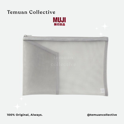 MUJI Nylon Mesh Pouch Pocket