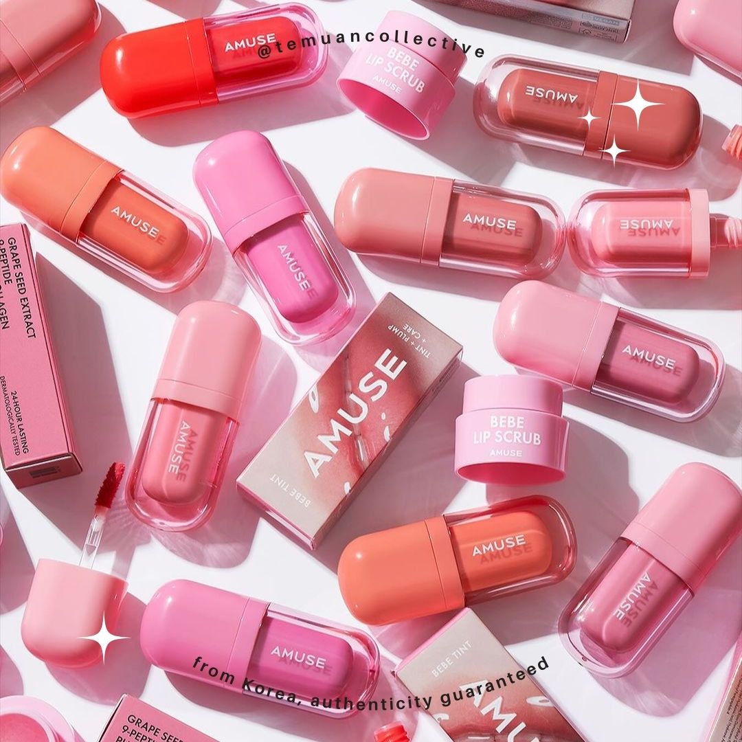 AMUSE Bebe Lip Tint + Plump + Care