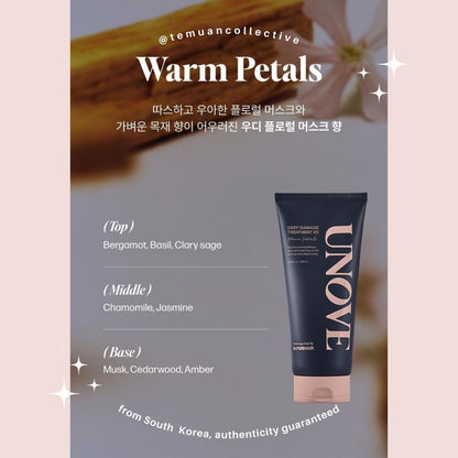 UNOVE Deep Keratin Care for Damage Hair Treatment EX