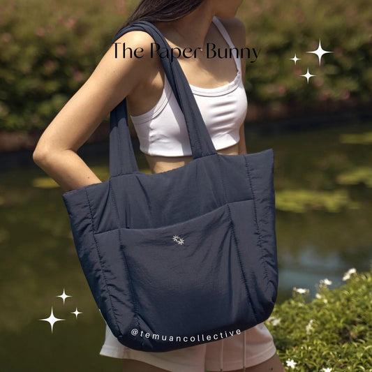The Paper Bunny Puffer Shopper Bag