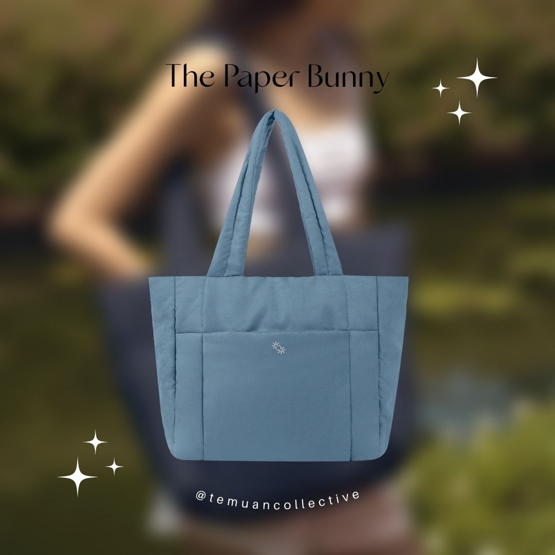 The Paper Bunny Puffer Shopper Bag