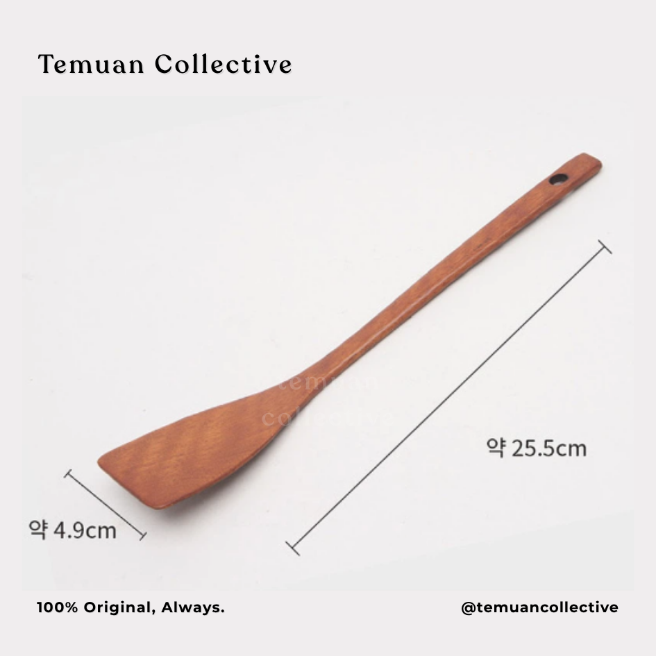 Natural Lacquer Wooden Mini Spatula