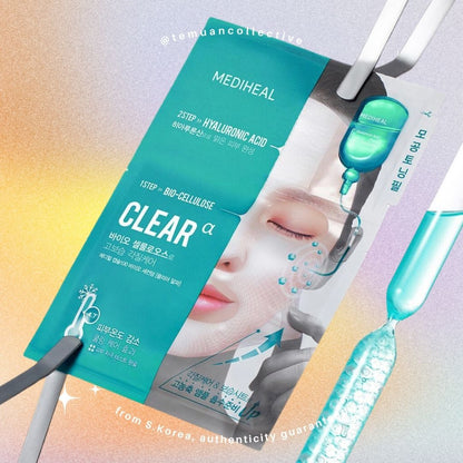 MEDIHEAL Seconderm Mask Sheet Pore Toning Peel Clear HA Face Mask