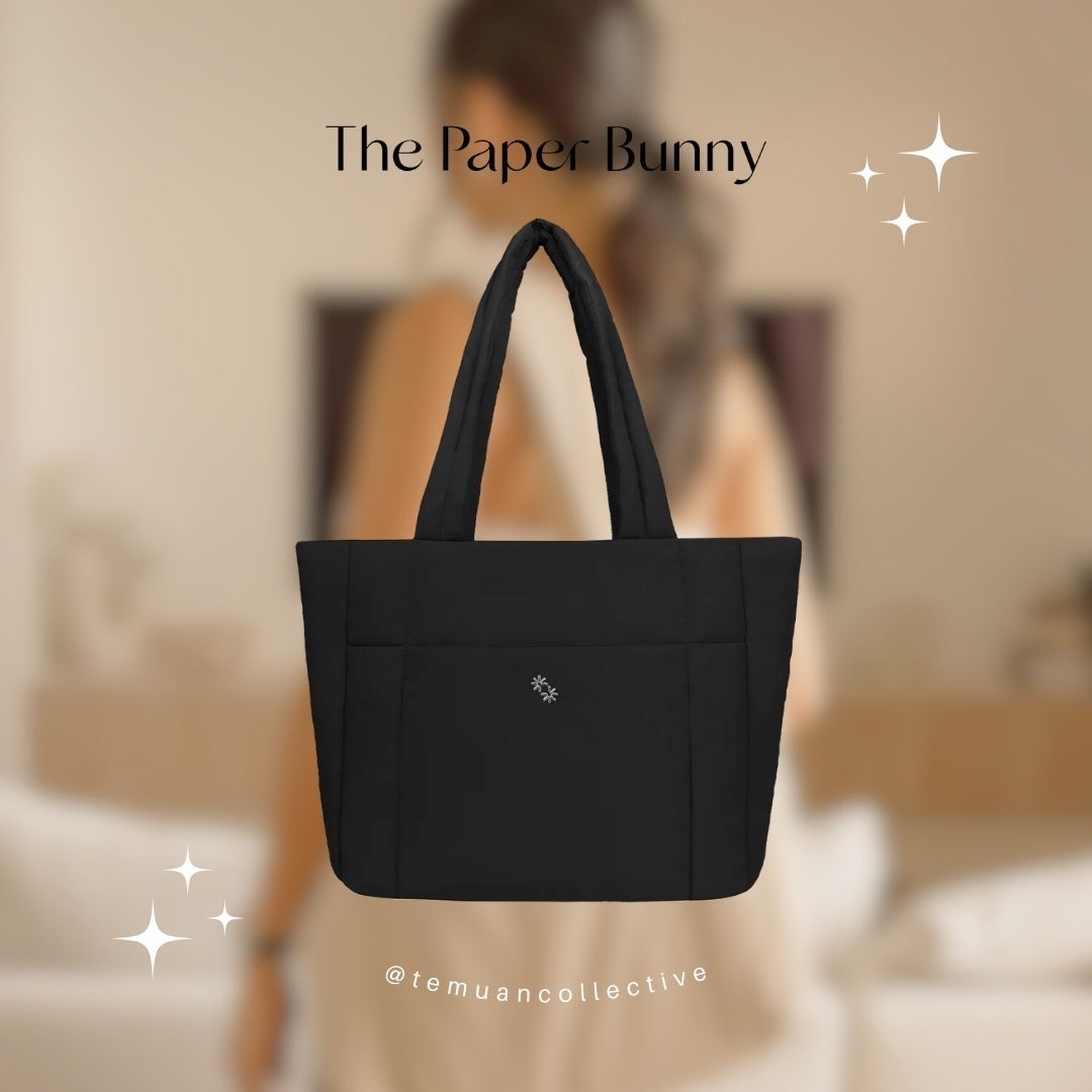 The Paper Bunny Puffer Shopper Bag
