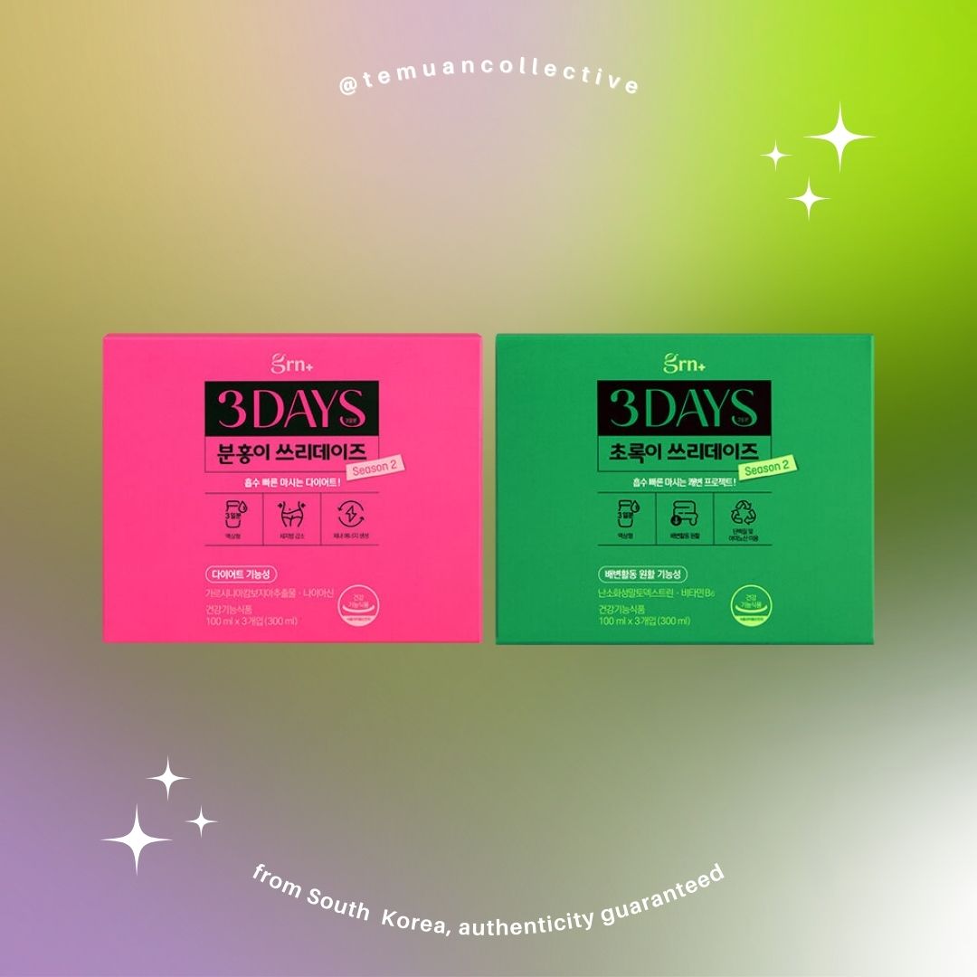 grn+ Green & Pink 3 Days Season 2 Fast Absorbing Refreshing Diet