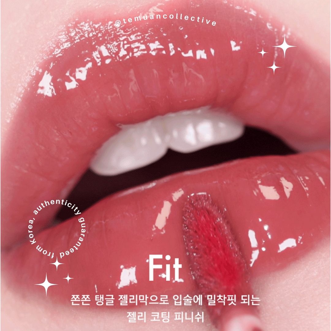 AMUSE Gel Fit Tint 12 Hours Long Lasting Korean Jelly Dewy Lip Stain