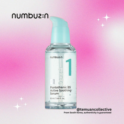 numbuzin Pantothenic B5 Active Soothing Serum 50ml + Refill
