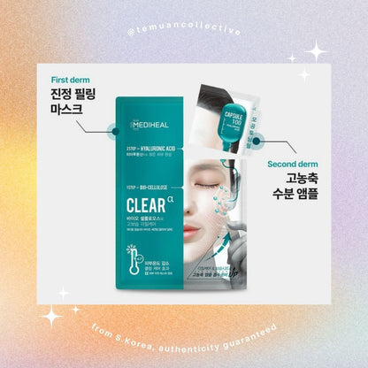 MEDIHEAL Seconderm Mask Sheet Pore Toning Peel Clear HA Face Mask