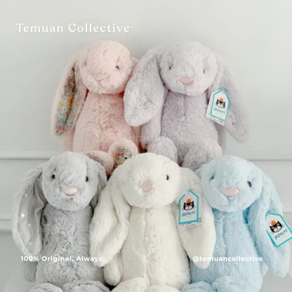 Jelly Cat Bashful Bunny Soft Fur Doll