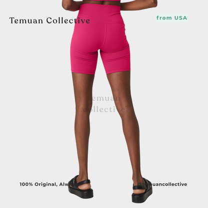 Alo Yoga High-Waist Biker Short 7" Magenta Crush