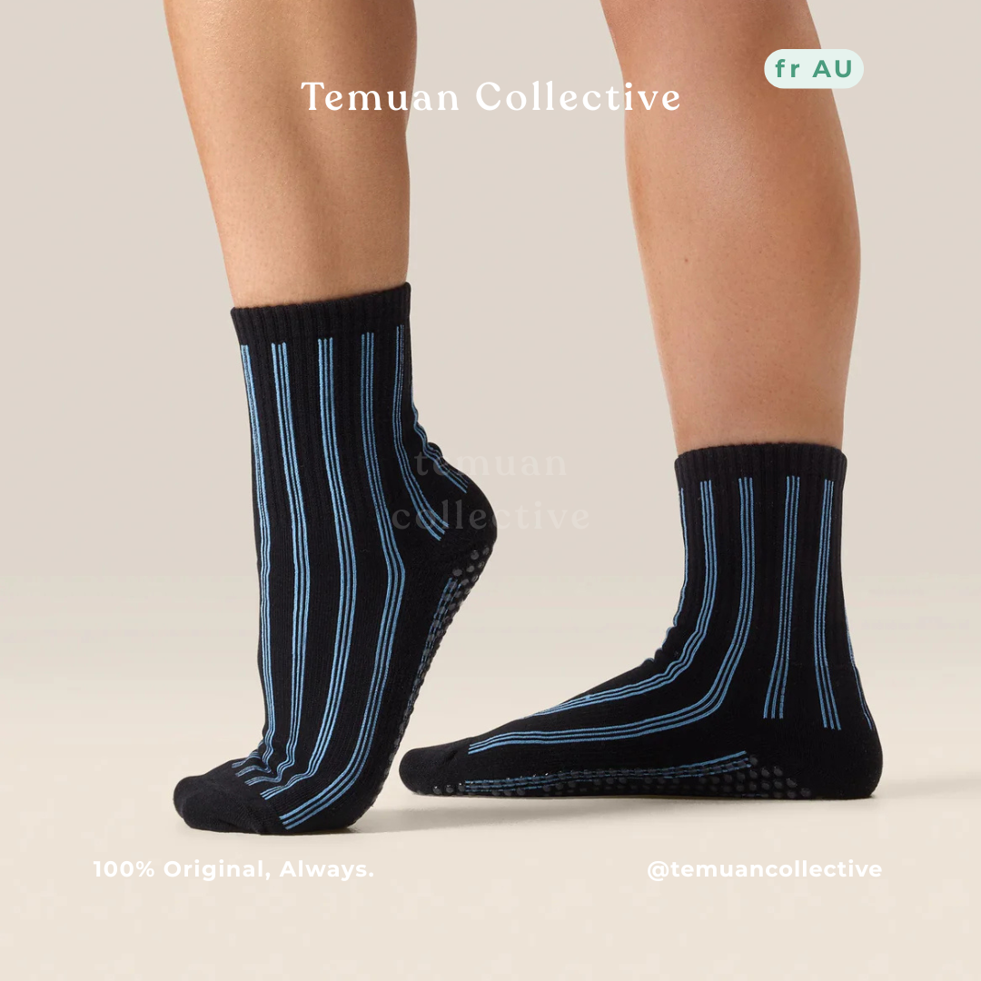 MoveActive Crew Non Slip Grip Pilates Socks