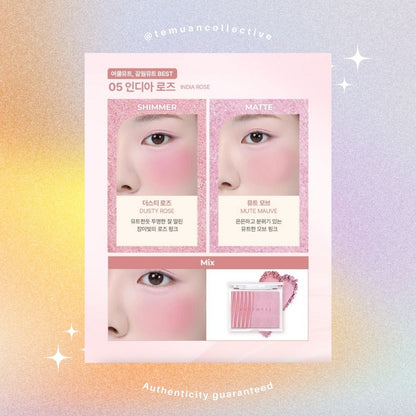 WAKEMAKE Sheer Layering Dual Blusher