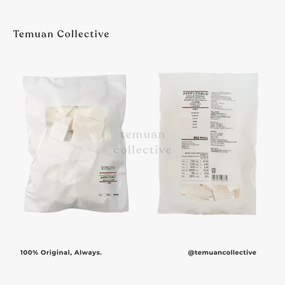 MUJI Makeup Sponges 30 Pieces