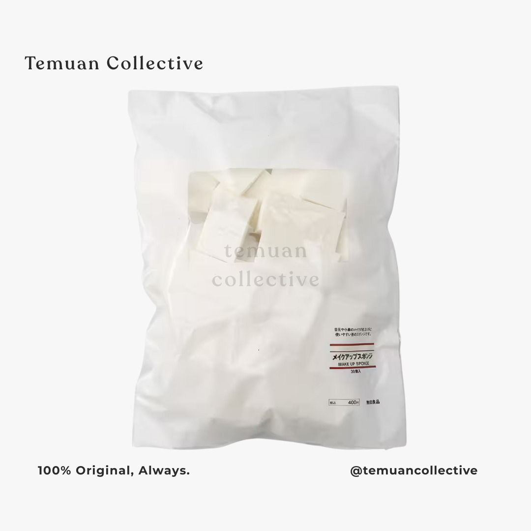 MUJI Makeup Sponges 30 Pieces