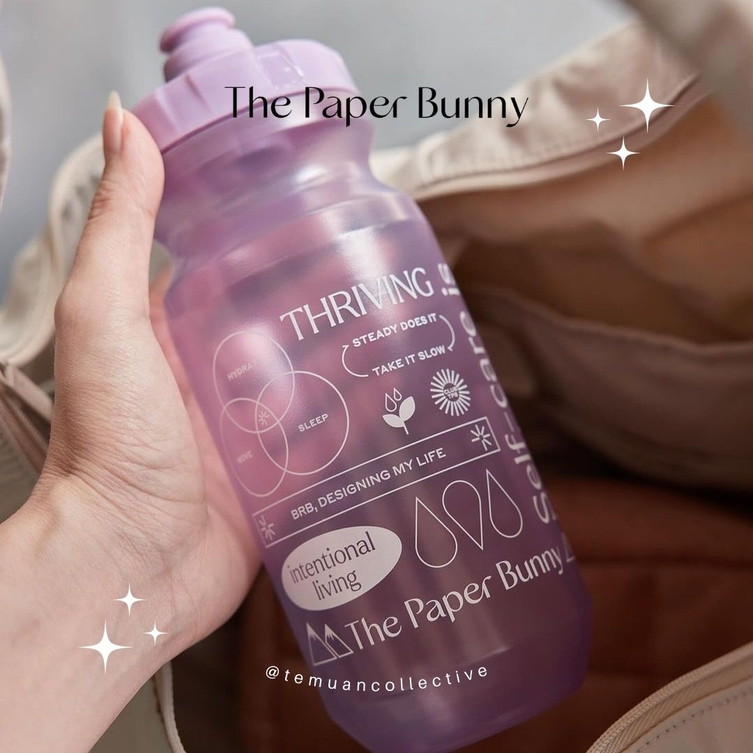 The Paper Bunny Drinking Water Bottle