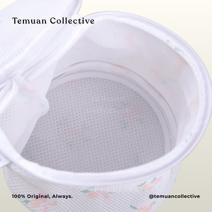 Cylindrical Laundry Mesh Bag