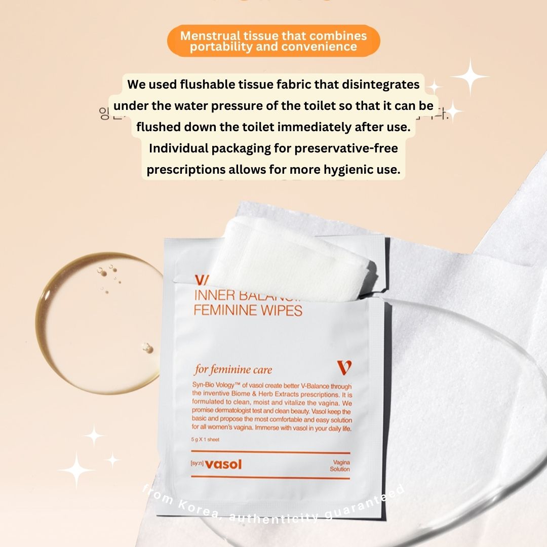 VASOL Inner Balancing Feminine Wipes 15ea Box Set