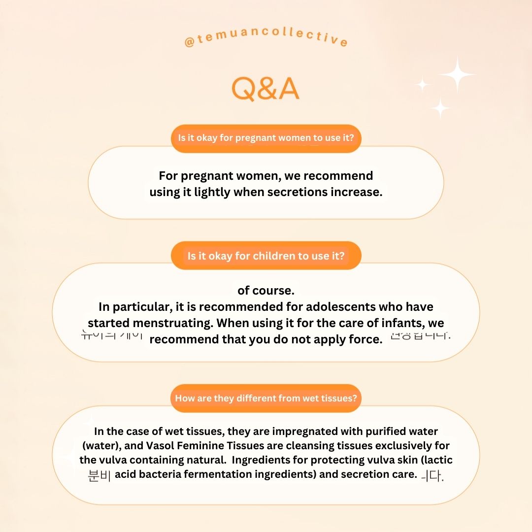 VASOL Inner Balancing Feminine Wipes 15ea Box Set