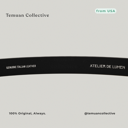 Atelier de Lumen Sobre Leather Belt