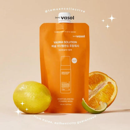 Vasol Inner Balancing Foaming Femine Wash + Refill