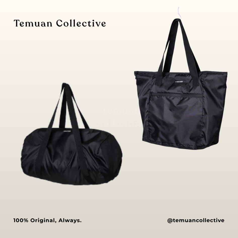 Head Foldable Duffle Bag & Front Pocket Tote Bag