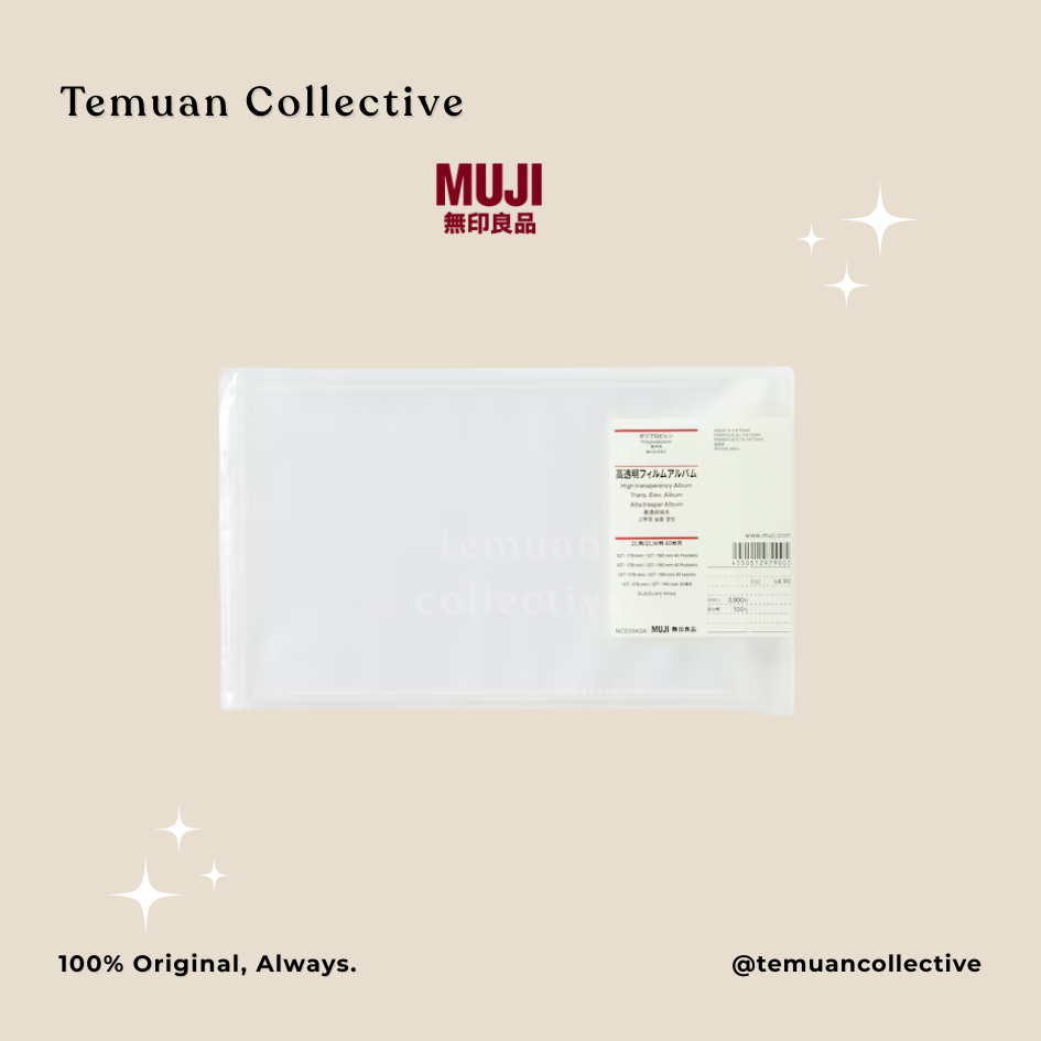 MUJI Polypropylene High-Transparency Album 40 Pocket