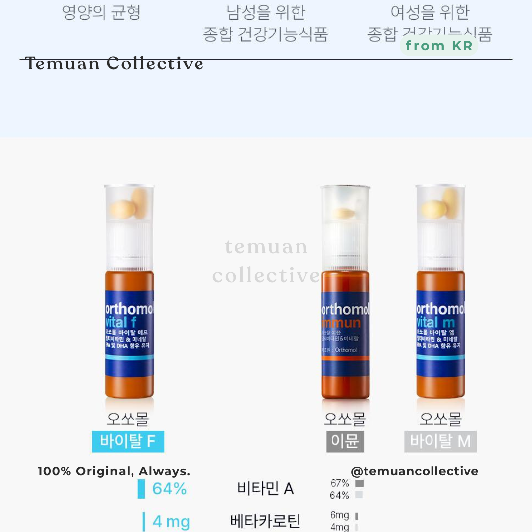 Orthomol Vital F Multivitamin & Mineral