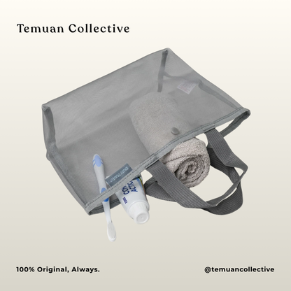 Mesh Tote Bag & Pouch Travel