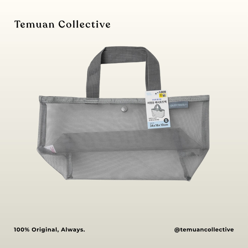 Mesh Tote Bag & Pouch Travel